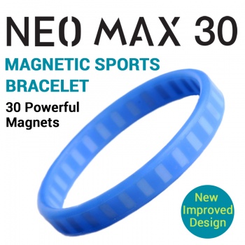 Neo Max 30 Aegean Blue Magnetic Sports Bracelet